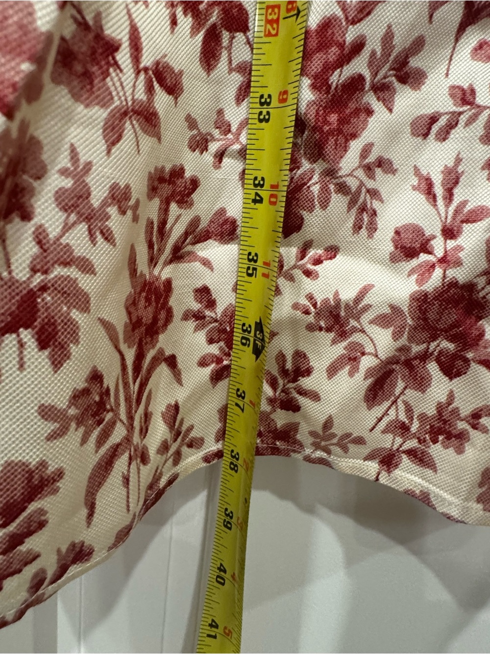Tuckernuck Floral Smocked Midi Skirt Smoked Rose Ivory Size Small NWT - Picture 6 of 7